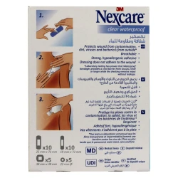 3M Nexcare Clear Water Proof Band Astd 30's CWP 30 - Image 2